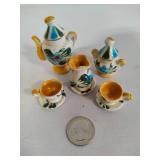 Miniature Tea Set & Matching Plate