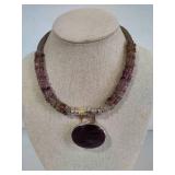 Ulrike Hoffman Stunning 925 Pendant Statement Necklace