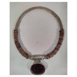 Ulrike Hoffman Stunning 925 Pendant Statement Necklace