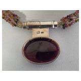 Ulrike Hoffman Stunning 925 Pendant Statement Necklace