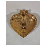 Carolee Treasures of the Duchess Heart w/Crown Brooch