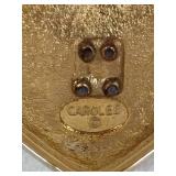Carolee Treasures of the Duchess Heart w/Crown Brooch
