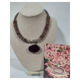 Ulrike Hoffman Stunning 925 Pendant Statement Necklace