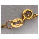14K Gold Necklaces - Four Sizes