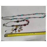 Assortment of Beaded/Stone Costume Necklaces