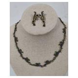 Sweet Romance Vintage Style Necklace & Earring Set