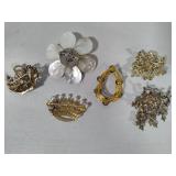 Lot of Asst Brooches