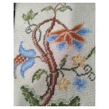 Four Small Needlepoint Pillows