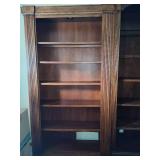 Three Piece Dark Wood Book/Display Shelves  **Saturday Pick Up in Plymouth - See Removal Tab for Specifics**