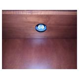 Three Piece Dark Wood Book/Display Shelves  **Saturday Pick Up in Plymouth - See Removal Tab for Specifics**