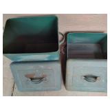 Restoration Hardware Outdoor Storage Tins  **Saturday Pick Up in Plymouth - See Removal Tab for Specifics**