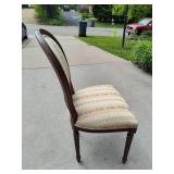 Louis XVI Style Upholstered Chair  **Saturday Pick Up in Plymouth - See Removal Tab for Specifics**