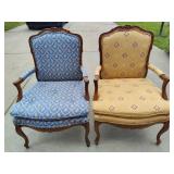 Louis XV Pair of Arm Chairs  **Saturday Pick Up in Plymouth - See Removal Tab for Specifics**