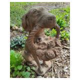 Cement Dog Garden Statue  **Saturday Pick Up in Plymouth - See Removal Tab for Specifics**