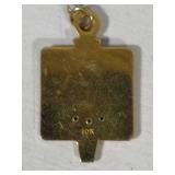 10K Gold Department of Justice Pendant