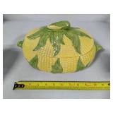 Handpainted Corn on the Cob Casserole/Toureen