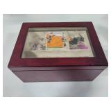 Small Jewelry Box w/Assorted Earrings/Necklace/Bracelets