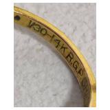Petite Cameo Ring 1/30 14K RGP