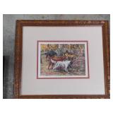 Three Springer Spaniel Framed Art Pieces
