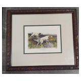 Three Springer Spaniel Framed Art Pieces
