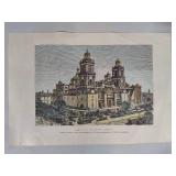 The Cathedral of Mexico Print