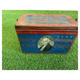 George Washington Cut Plug Tin