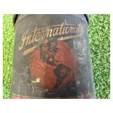 International Hard Oil Can Minot ND - Very Rare