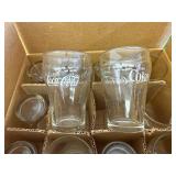 Case of 12 - 6 oz Vintage Coca-Cola Glasses