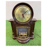 Master Crafters Clock with Fireplace