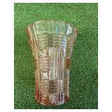 Pink Vintage Depression Glass Vase