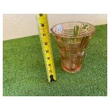 Pink Vintage Depression Glass Vase