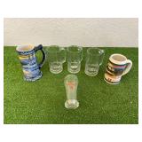 Beer Mugs, Miller & Coors Steins & Coors Glass