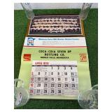 MN Twins 1970 Calendar & Schedule Fergus Falls MN