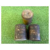 Vintage Cans - Pure Oil Hard Oil, Dura Grease & Minnesota Autotop