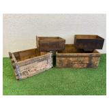 Wood Shipping Boxes