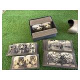Stereoscope Viewer & Box of Cards
