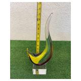 Abstract Multicolor Murano Art Glass Sculpture
