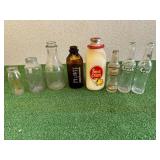 Glass Milk Bottles & Soda Bottles