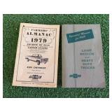 1949 Chevrolet Truck Operators Manual & 1979 Farmers Almanac from Kipp Chevrolet Edgeley ND