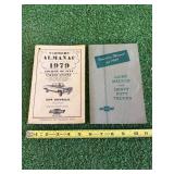 1949 Chevrolet Truck Operators Manual & 1979 Farmers Almanac from Kipp Chevrolet Edgeley ND