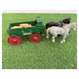 Cast Iron Horse & Wagon