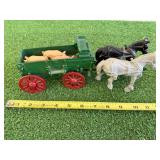 Cast Iron Horse & Wagon