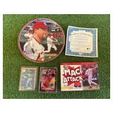 Mark McGuire Collector Plate, Baseball Cards & The Road to 62 Book