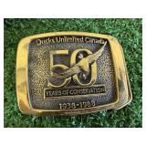 Belt Buckles, Clock & Elvis Figure