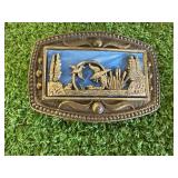 Belt Buckles, Clock & Elvis Figure
