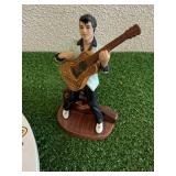 Belt Buckles, Clock & Elvis Figure