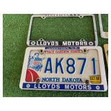 License Plate Holders & Light