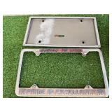 License Plate Holders & Light