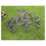 Cast Iron Doorstop & Key Holder
