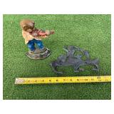 Cast Iron Doorstop & Key Holder